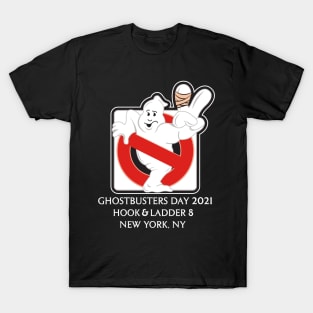 Ghostbusters Day 2021 (White Text) - Buffalo Ghostbusters T-Shirt